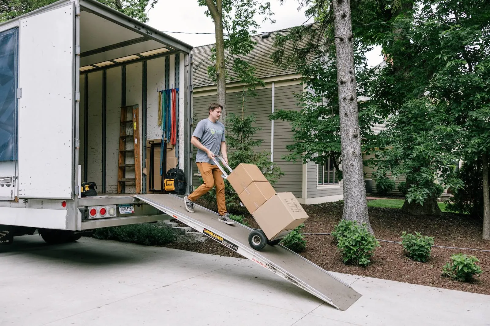 Quality Moving & Storage truck ready for a winter move