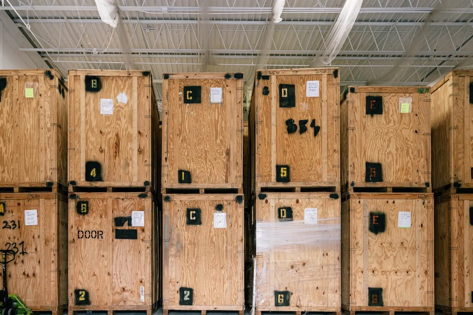 Climate-controlled indoor storage facility